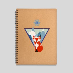 Carnet de notes Ours brun-